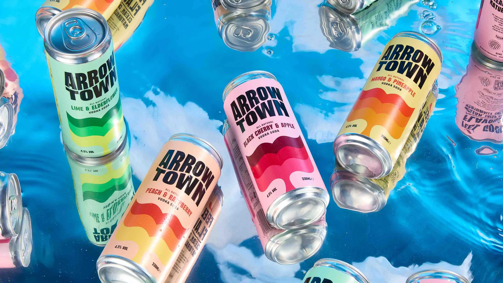 Photo of different Arrowtown bottle packaging